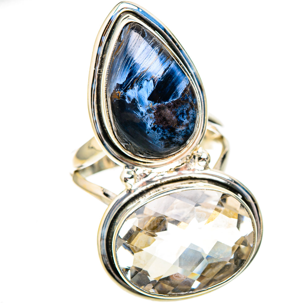 Pietersite, White Quartz Rings handcrafted by Anasilvercos - RING126986 - Photo 2