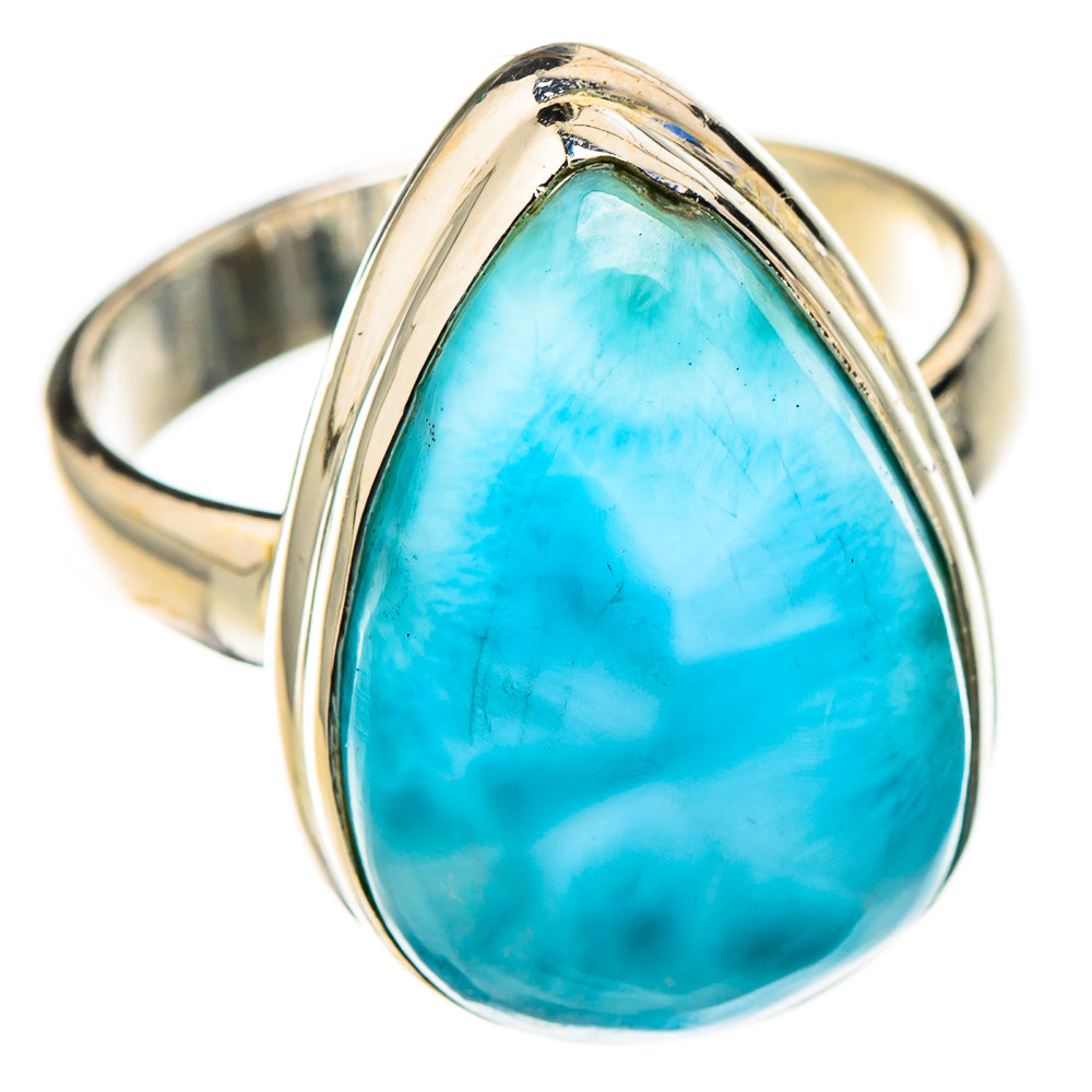 Larimar Rings handcrafted by Anasilvercos - RING127003 - Photo 2