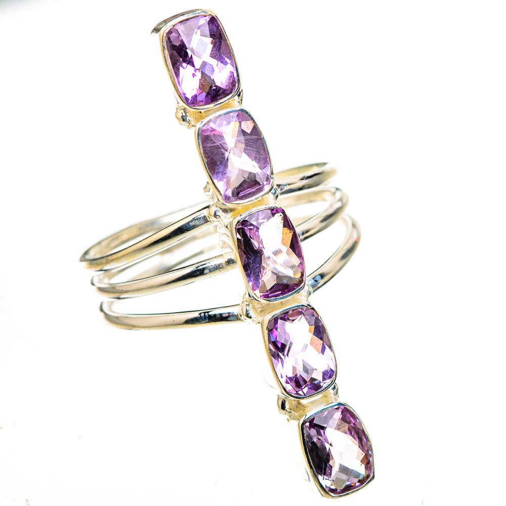 Pink Amethyst Rings handcrafted by Anasilvercos - RING127027 - Photo 2