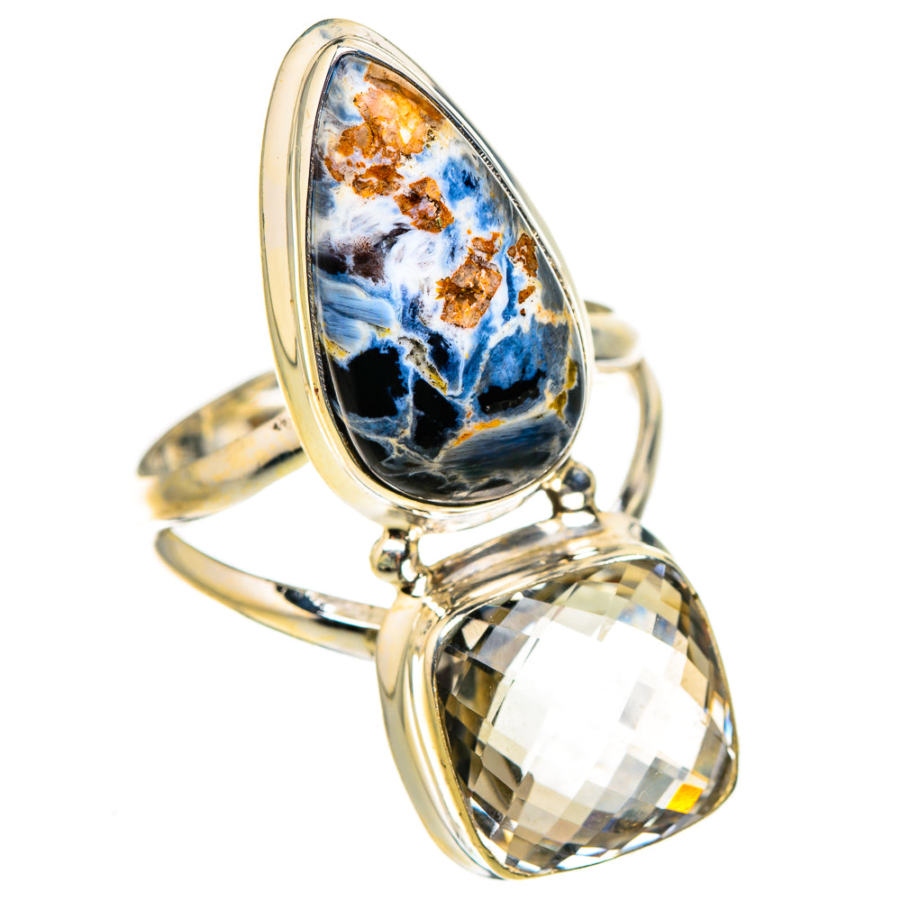 Pietersite, White Quartz Rings handcrafted by Anasilvercos - RING127029 - Photo 2