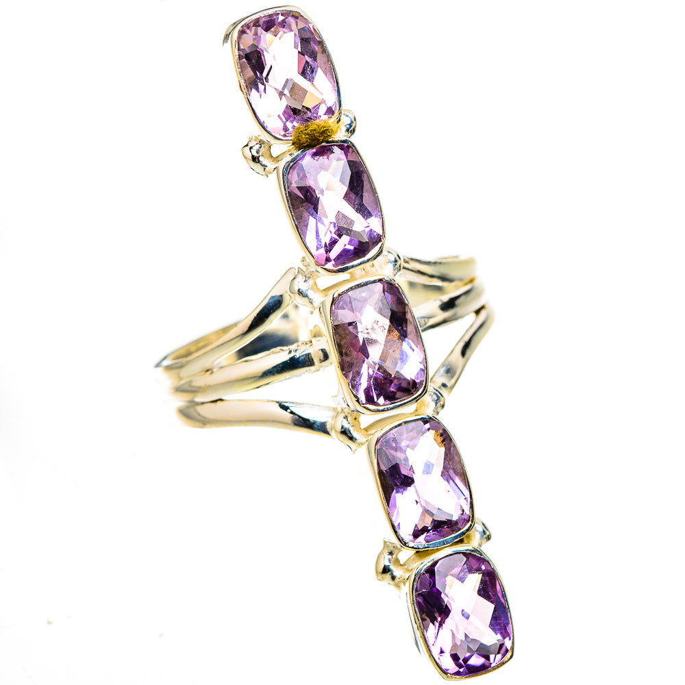 Pink Amethyst Rings handcrafted by Anasilvercos - RING127046 - Photo 2