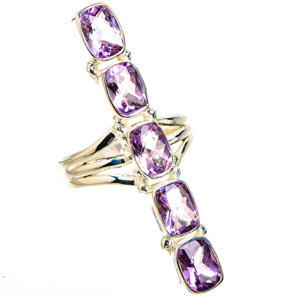 Pink Amethyst Rings handcrafted by Anasilvercos - RING127062 - Photo 2