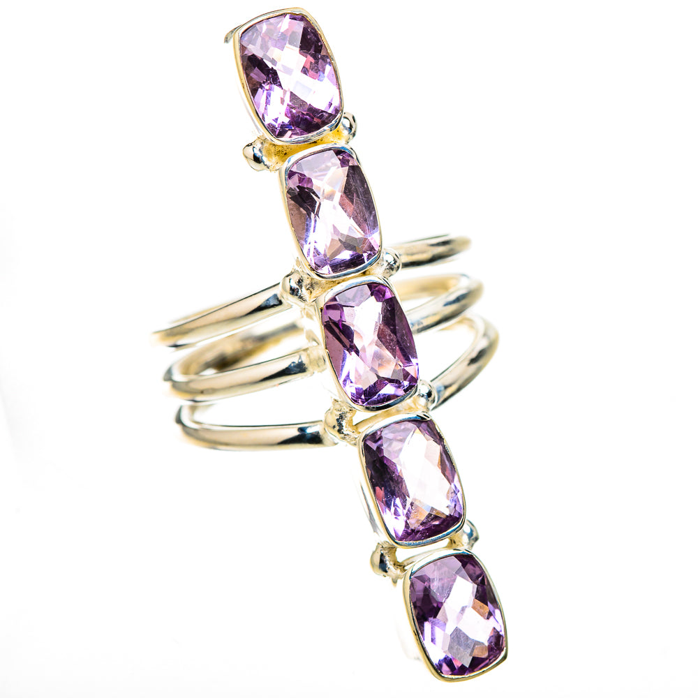 Pink Amethyst Rings handcrafted by Anasilvercos - RING127075 - Photo 2
