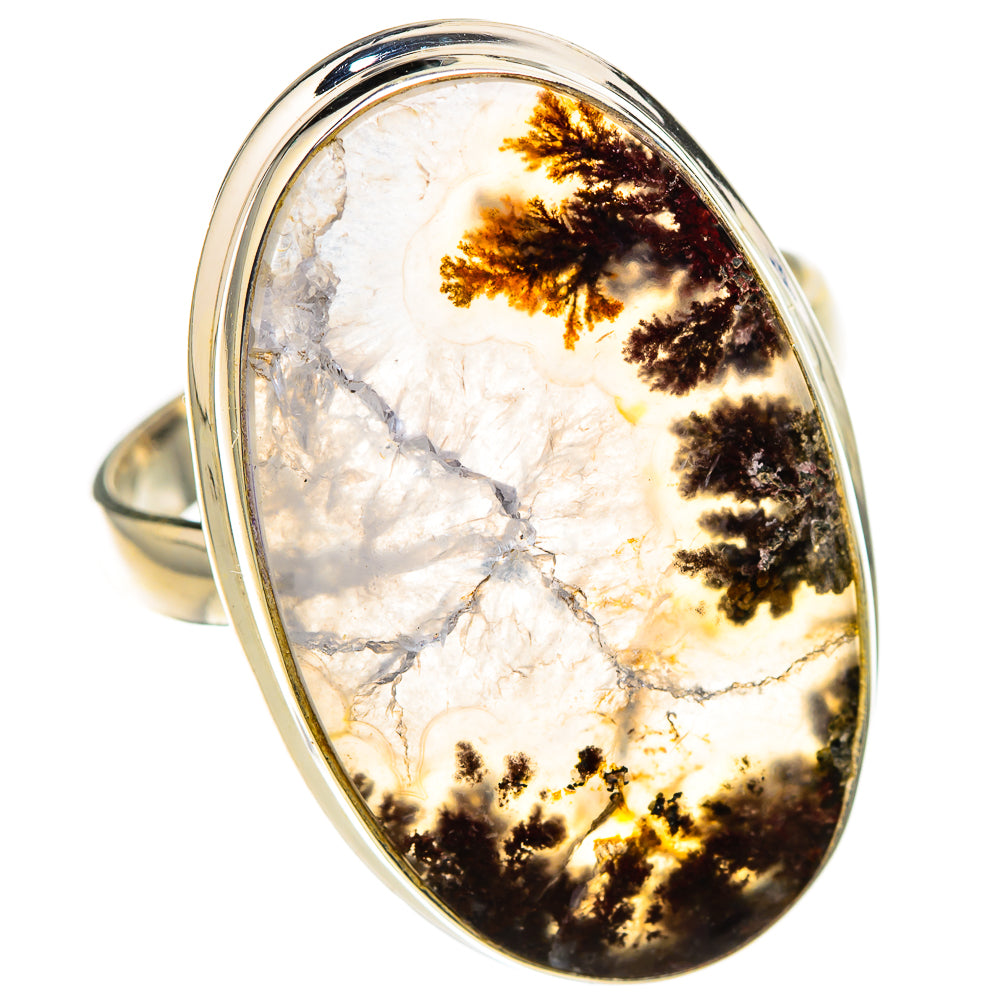 Indonesian Plume Agate Rings handcrafted by Anasilvercos - RING127085 - Photo 2