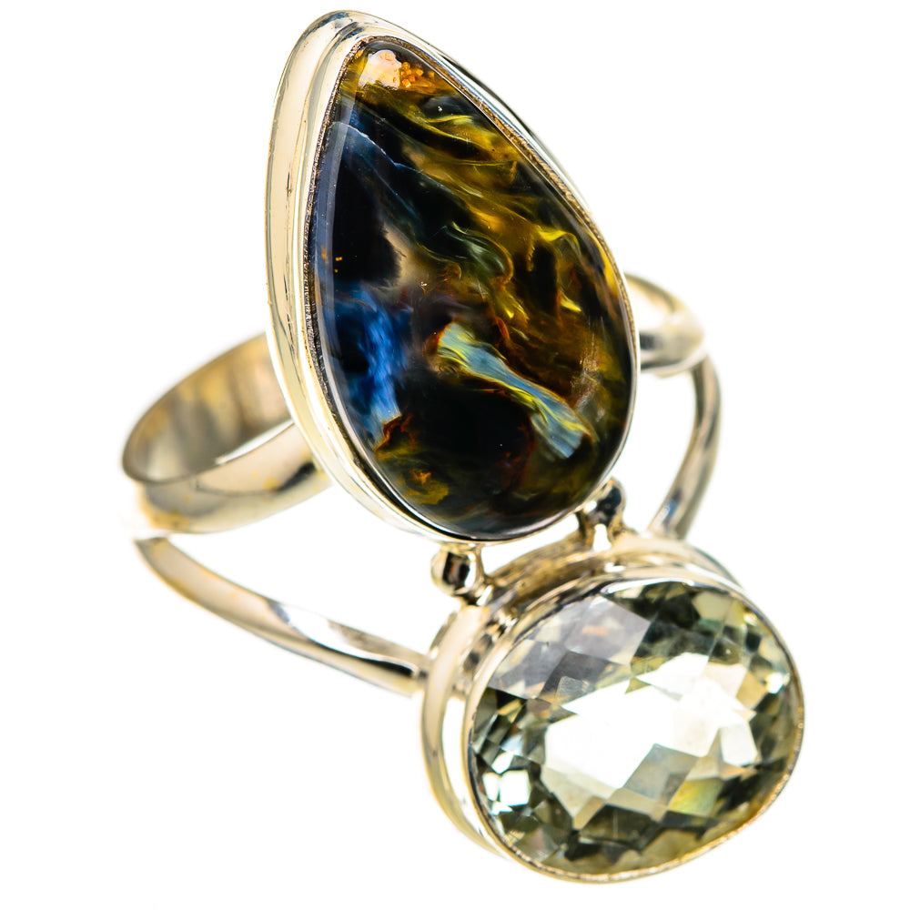 Pietersite, White Quartz Rings handcrafted by Anasilvercos - RING127107 - Photo 2