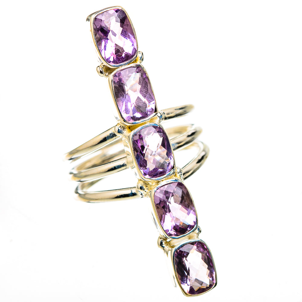 Pink Amethyst Rings handcrafted by Anasilvercos - RING127117 - Photo 2