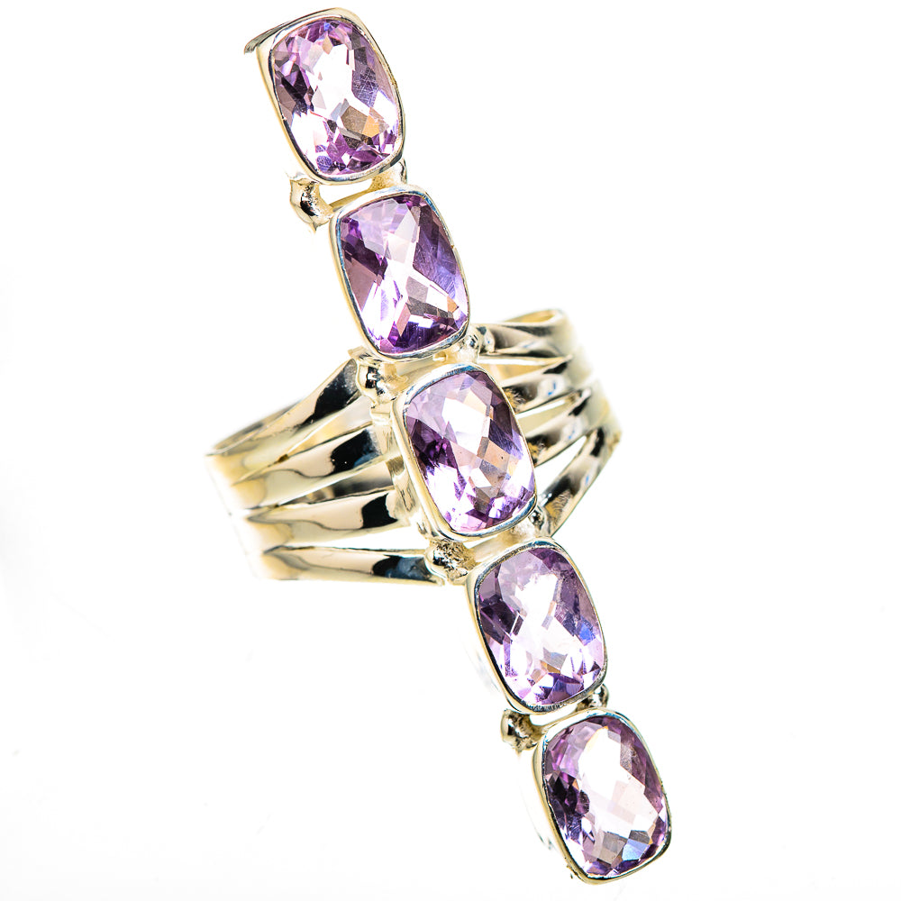 Pink Amethyst Rings handcrafted by Anasilvercos - RING127123 - Photo 2