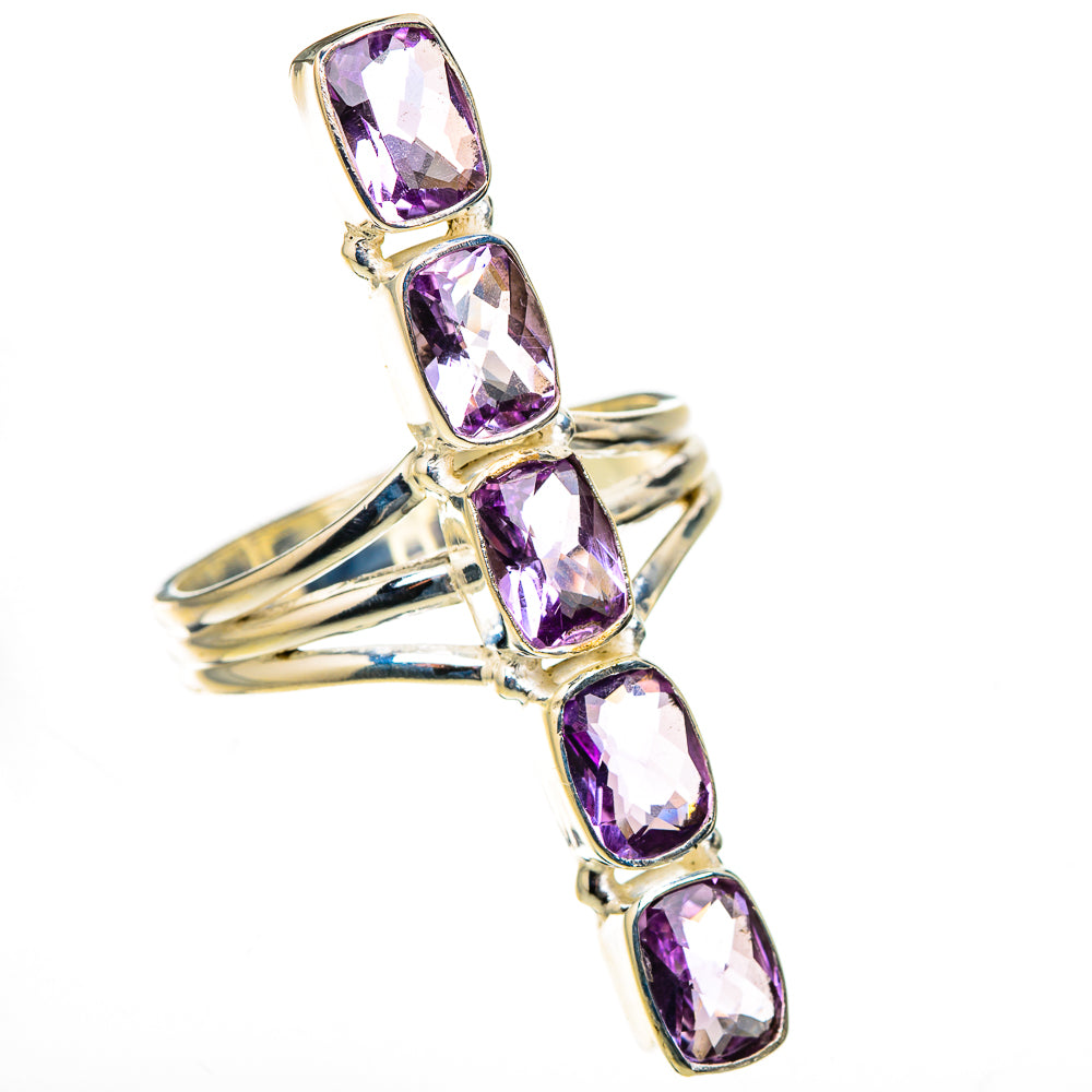 Pink Amethyst Rings handcrafted by Anasilvercos - RING127126 - Photo 2