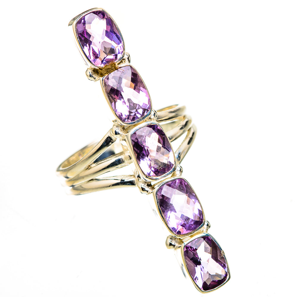 Pink Amethyst Rings handcrafted by Anasilvercos - RING127135 - Photo 2