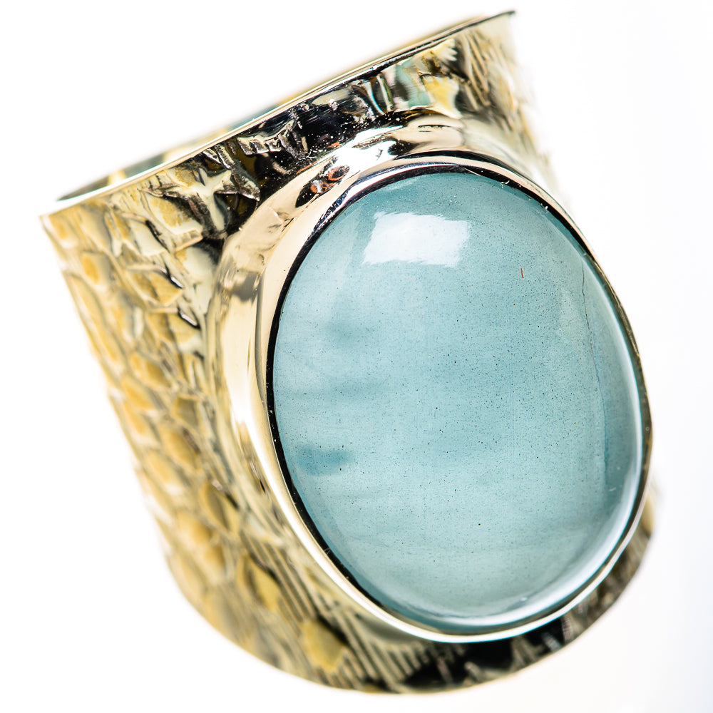 Aquamarine Rings handcrafted by Anasilvercos - RING127138 - Photo 2
