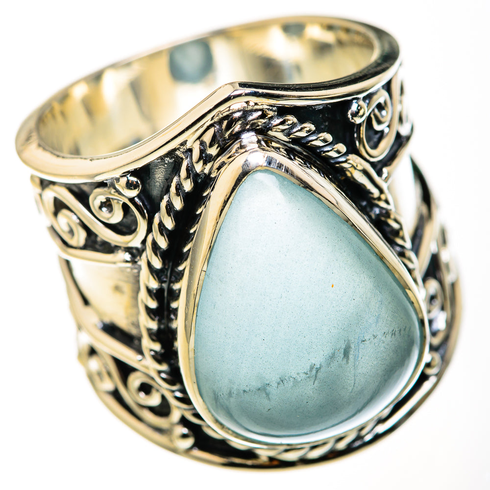 Aquamarine Rings handcrafted by Anasilvercos - RING127142 - Photo 2