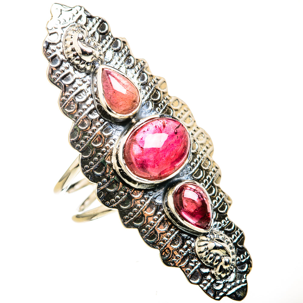 Pink Tourmaline Rings handcrafted by Anasilvercos - RING127170 - Photo 2