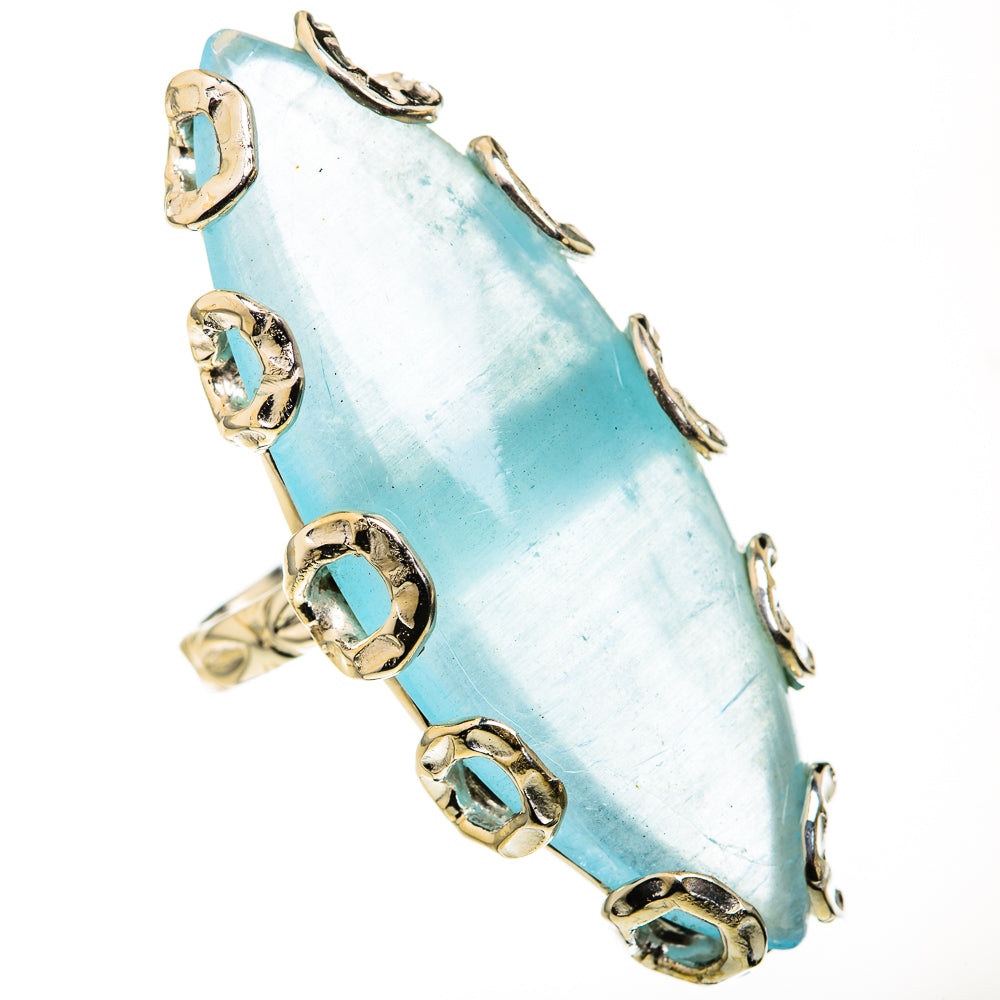 Aquamarine Rings handcrafted by Anasilvercos - RING127193 - Photo 2