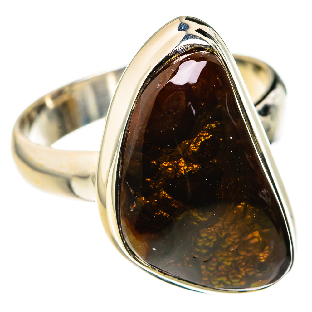 Mexican Fire Agate Rings handcrafted by Anasilvercos - RING127210 - Photo 2