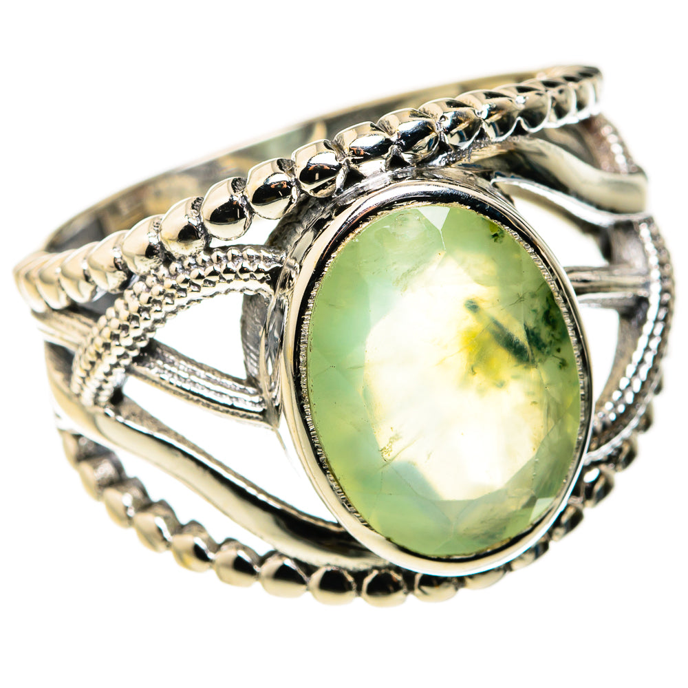 Prehnite Rings handcrafted by Anasilvercos - RING127236 - Photo 2