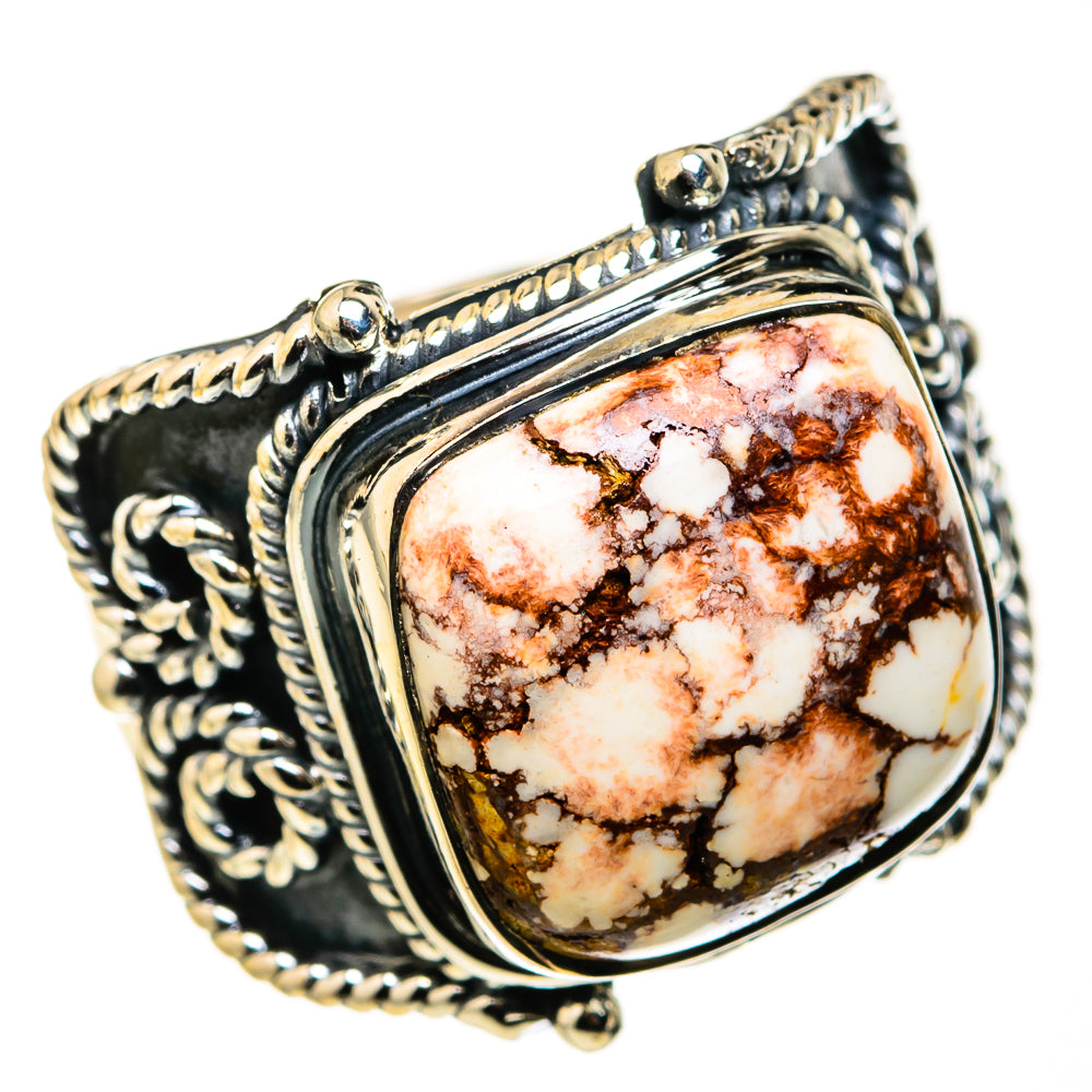 Wild Horse Jasper Rings handcrafted by Anasilvercos - RING127237 - Photo 2