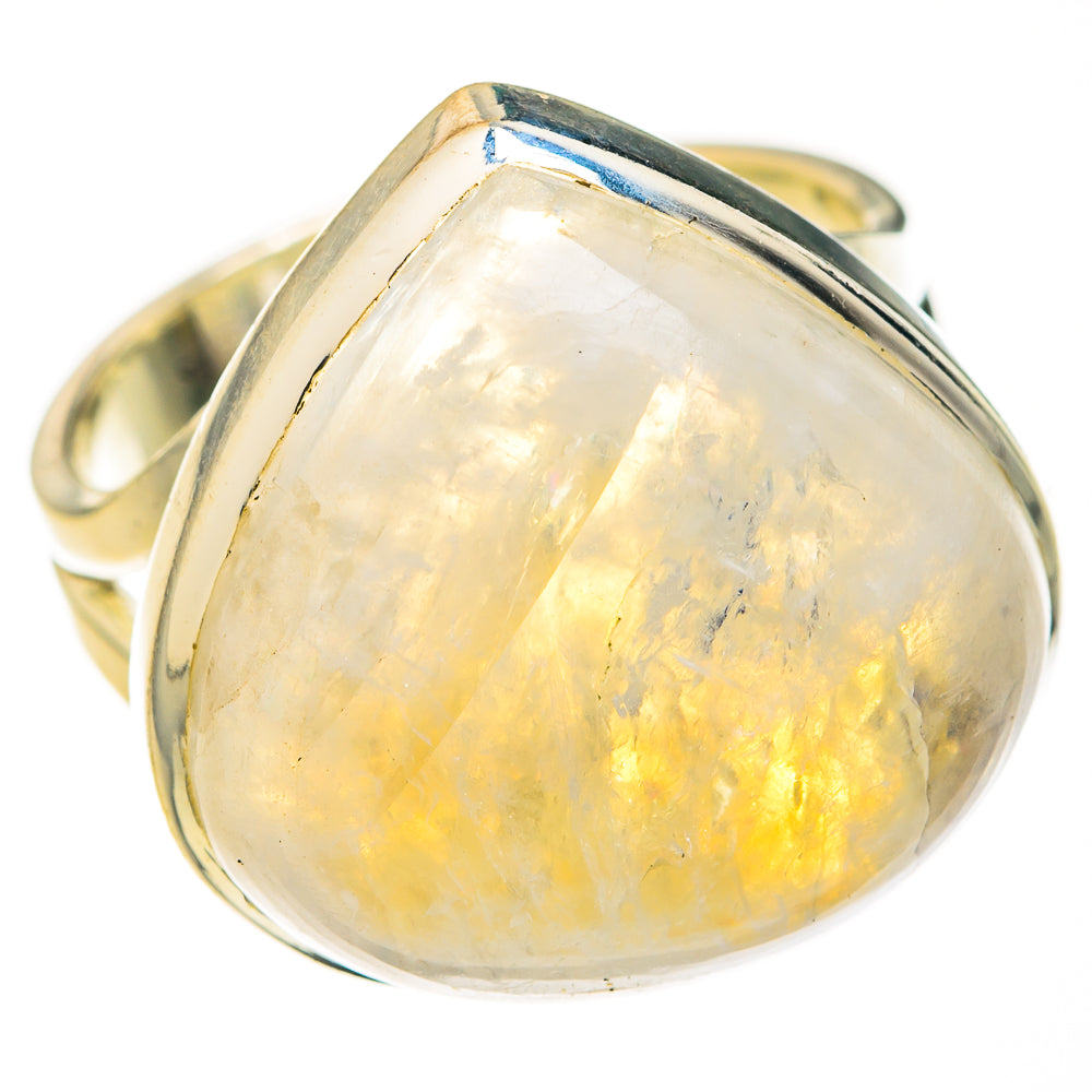 Rainbow Moonstone Rings handcrafted by Anasilvercos - RING127247 - Photo 2