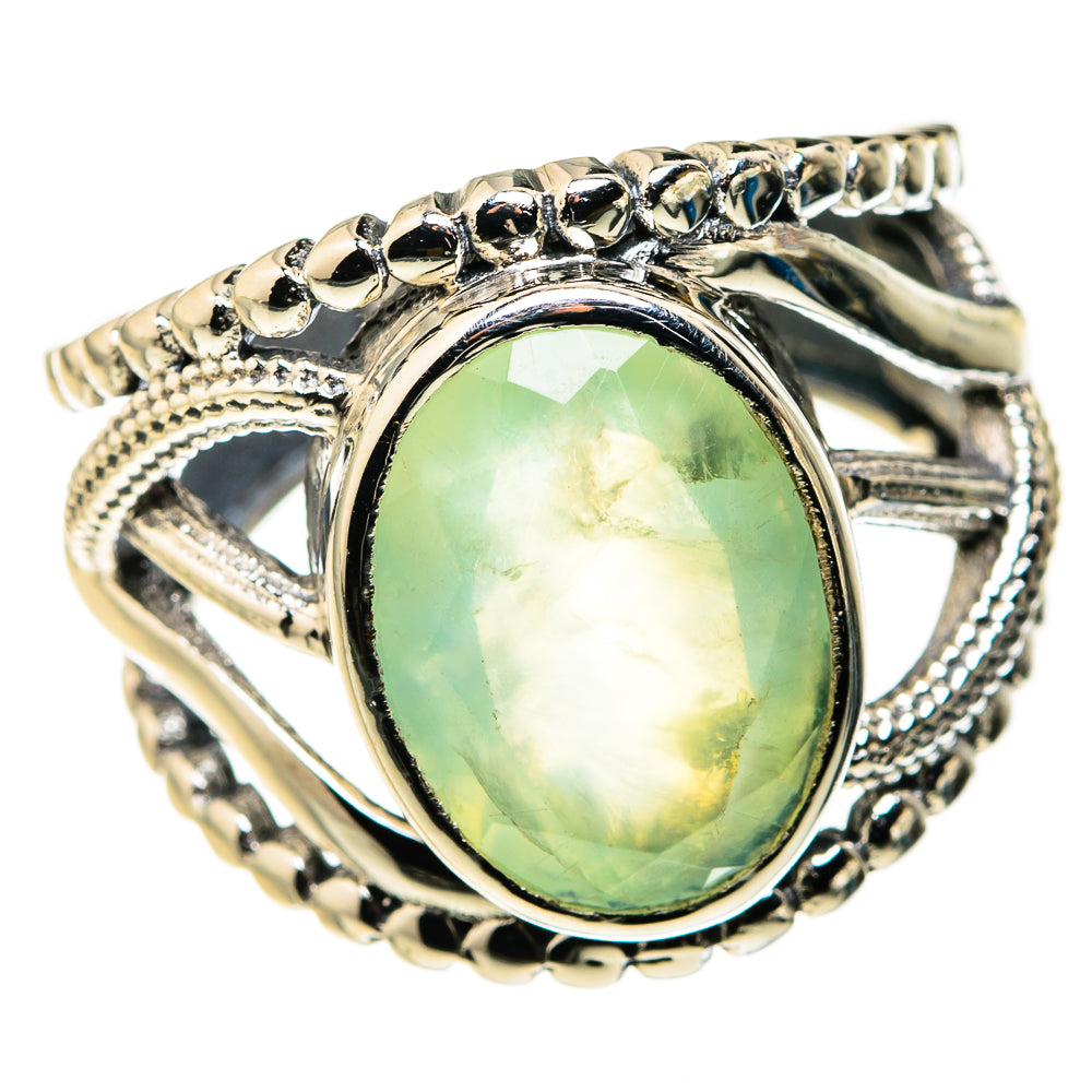 Prehnite Rings handcrafted by Anasilvercos - RING127259 - Photo 2