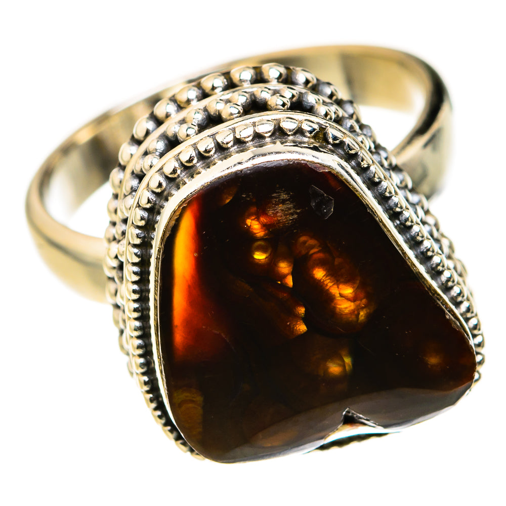 Mexican Fire Agate Rings handcrafted by Anasilvercos - RING127261 - Photo 2