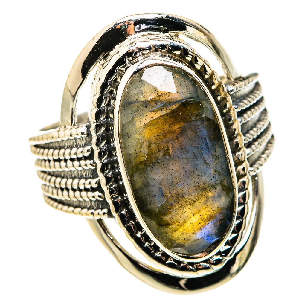 Labradorite Rings handcrafted by Anasilvercos - RING127273 - Photo 2