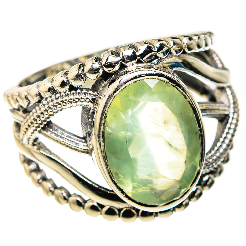 Prehnite Rings handcrafted by Anasilvercos - RING127296 - Photo 2