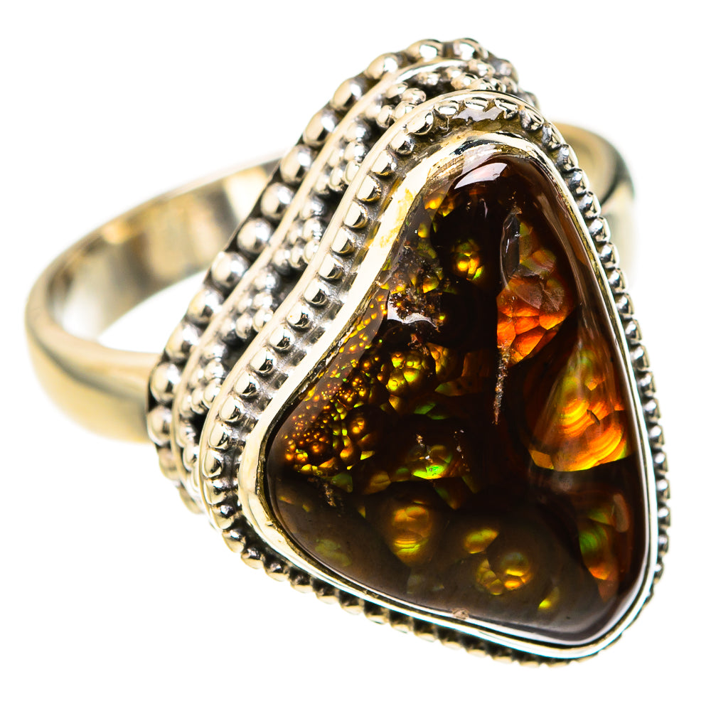 Mexican Fire Agate Rings handcrafted by Anasilvercos - RING127298 - Photo 2