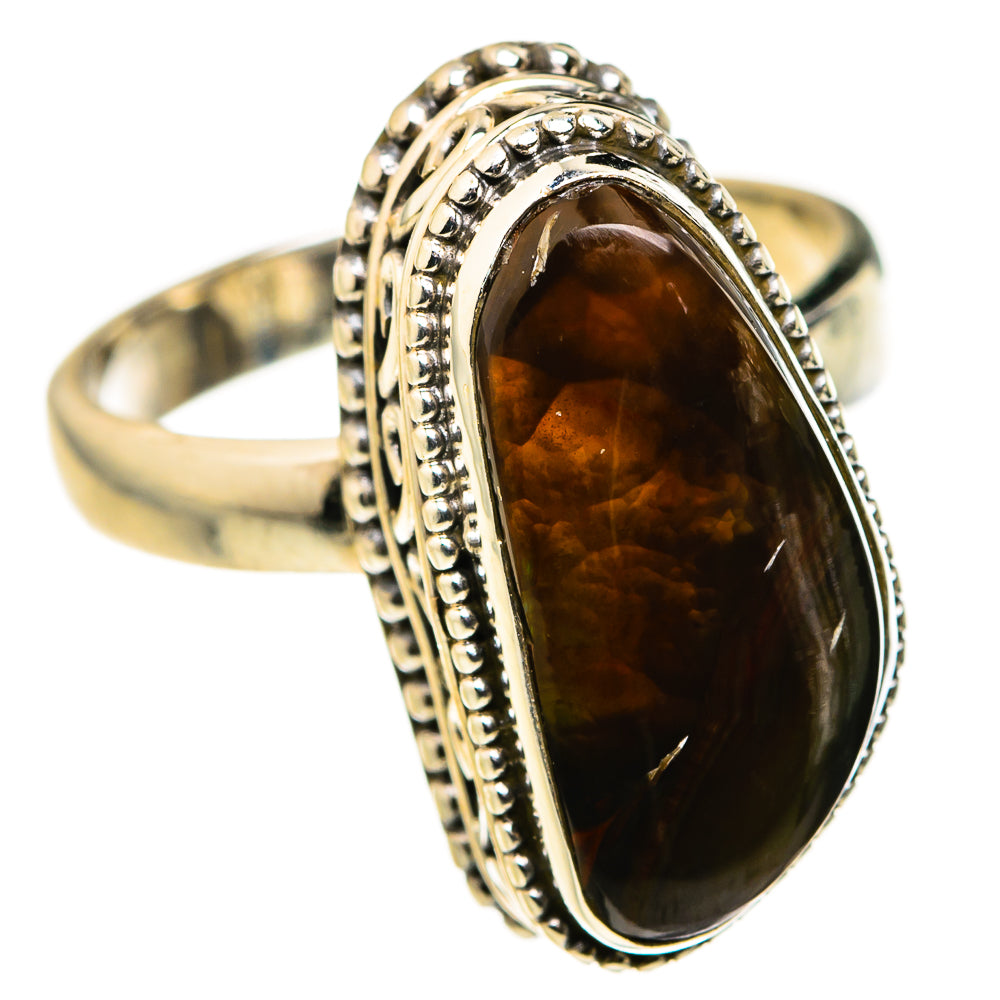 Mexican Fire Agate Rings handcrafted by Anasilvercos - RING127299 - Photo 2
