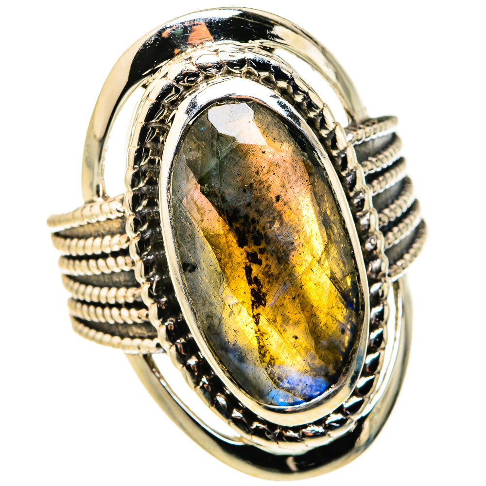 Labradorite Rings handcrafted by Anasilvercos - RING127311 - Photo 2