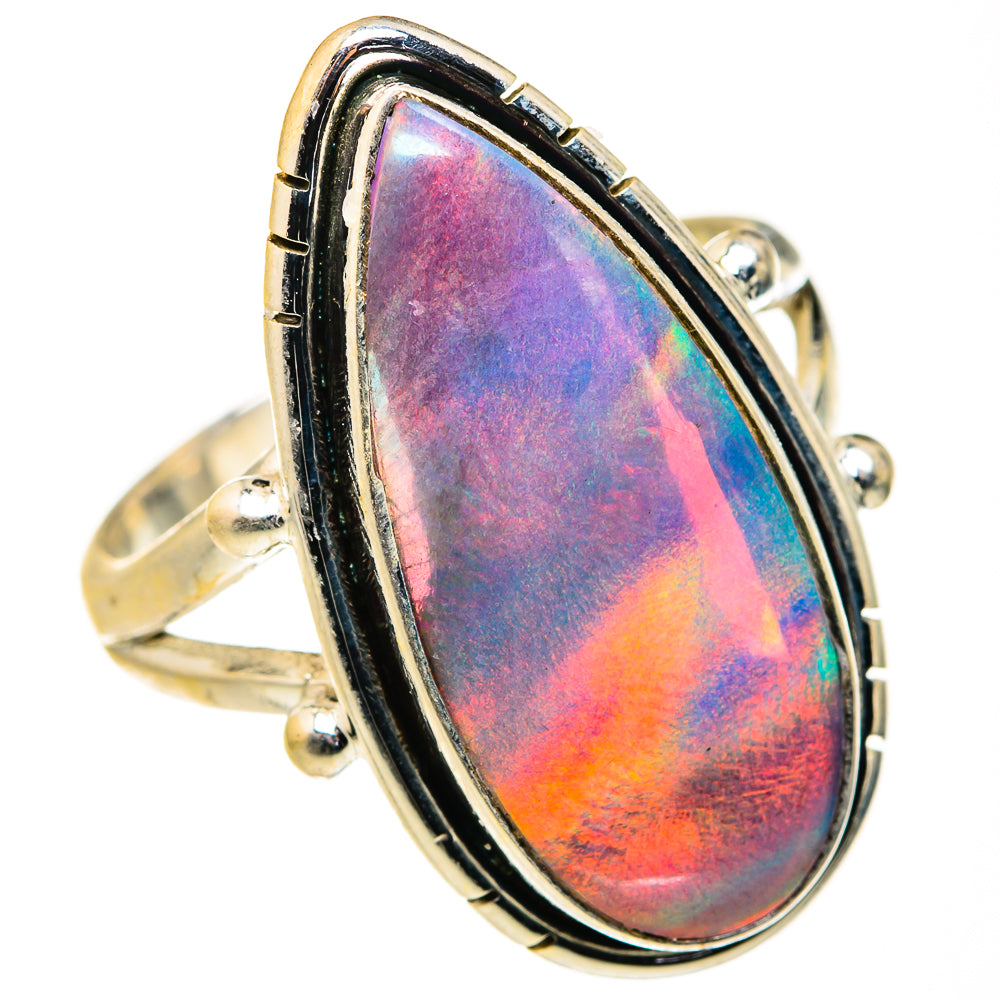 Aura Opal Rings handcrafted by Anasilvercos - RING127325 - Photo 2