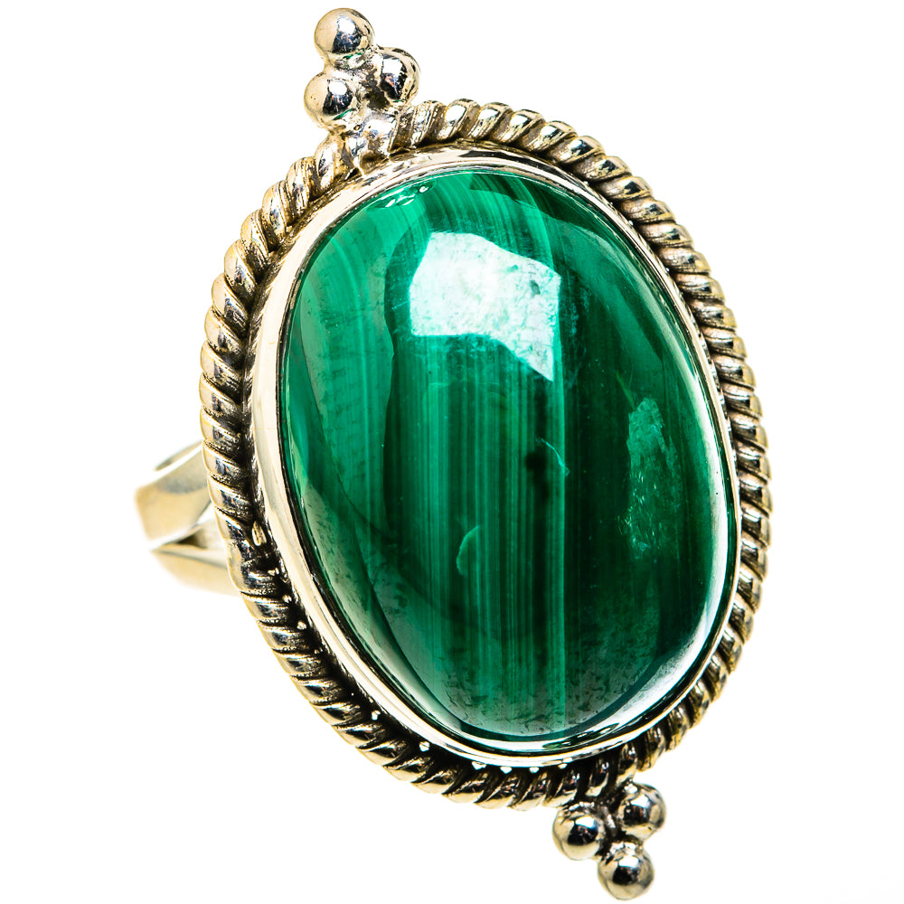 Malachite Rings handcrafted by Anasilvercos - RING127354 - Photo 2