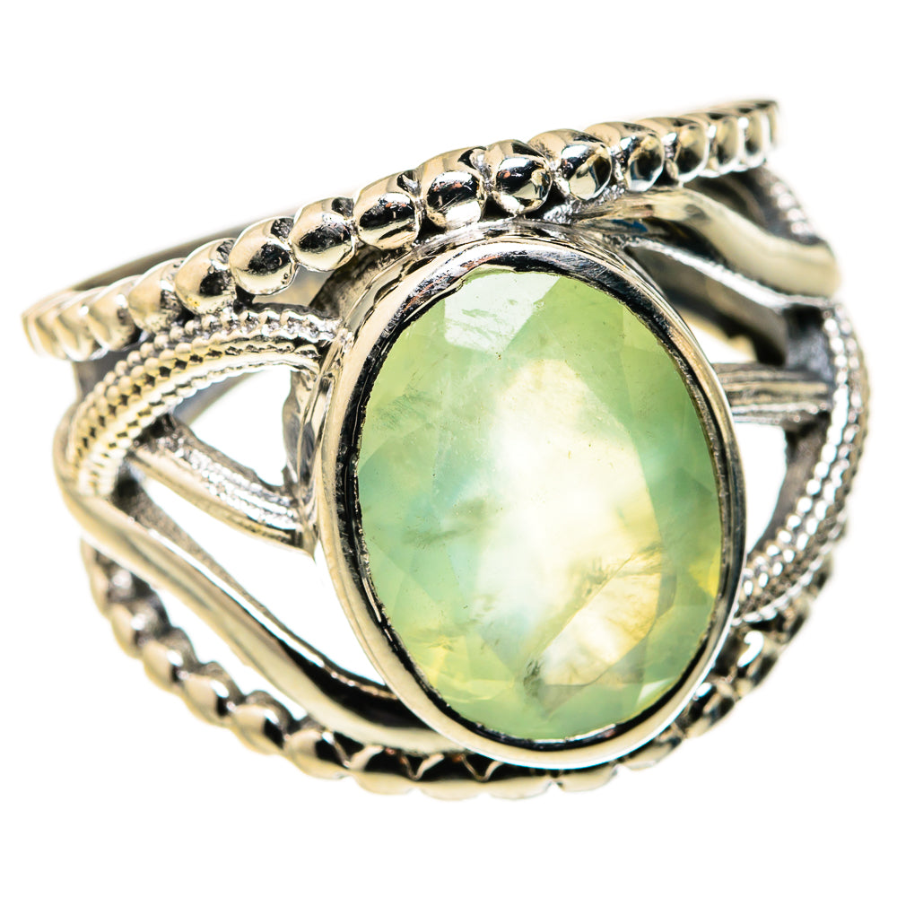Prehnite Rings handcrafted by Anasilvercos - RING127380 - Photo 2