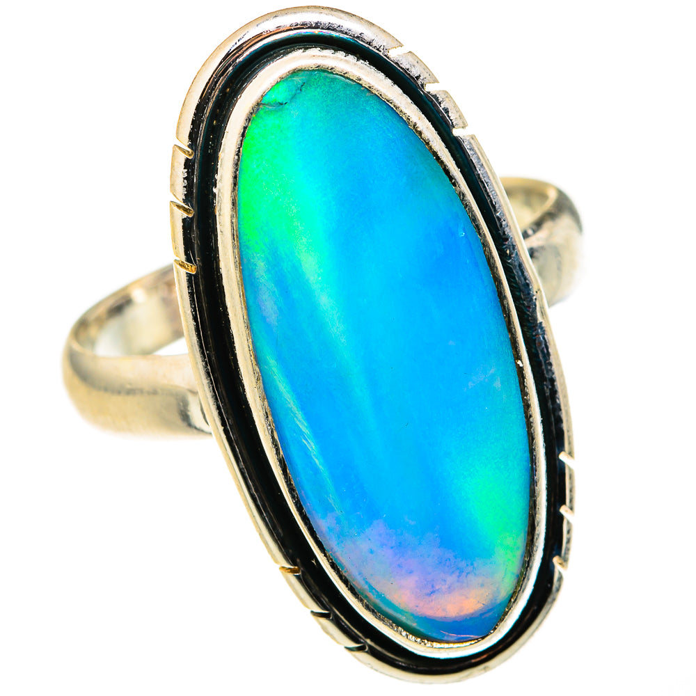Aura Opal Rings handcrafted by Anasilvercos - RING127383 - Photo 2