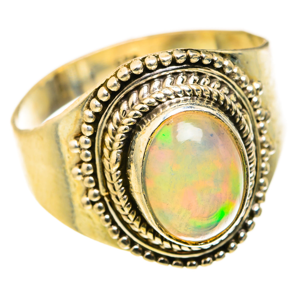 Ethiopian Opal Rings handcrafted by Anasilvercos - RING127386 - Photo 2