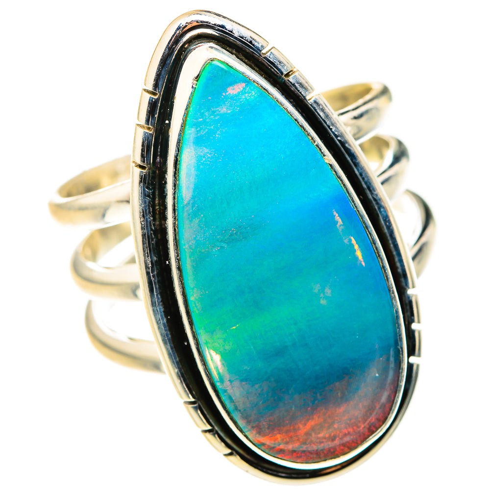 Aura Opal Rings handcrafted by Anasilvercos - RING127396 - Photo 2
