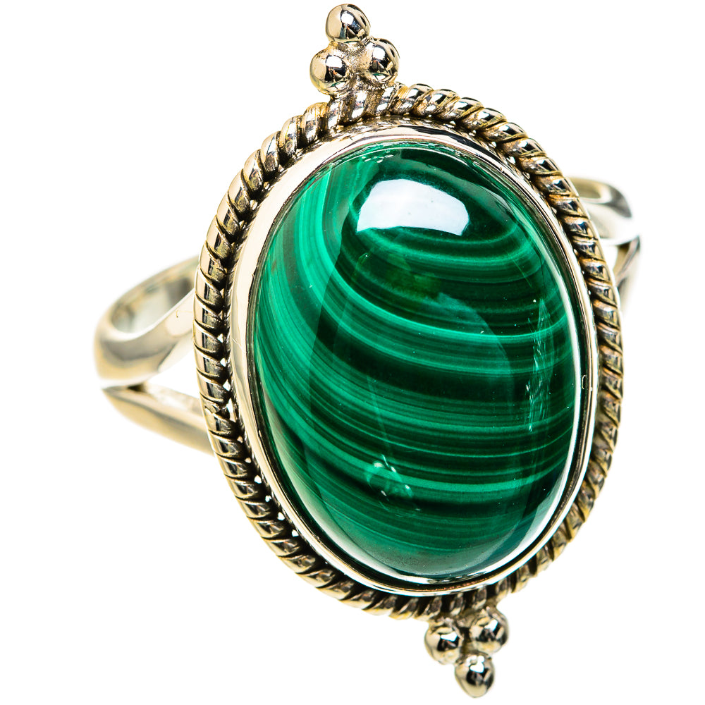 Malachite Rings handcrafted by Anasilvercos - RING127413 - Photo 2