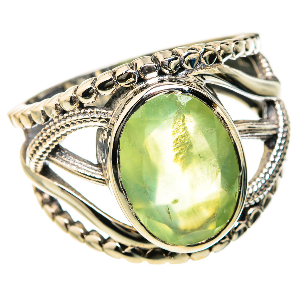 Prehnite Rings handcrafted by Anasilvercos - RING127414 - Photo 2