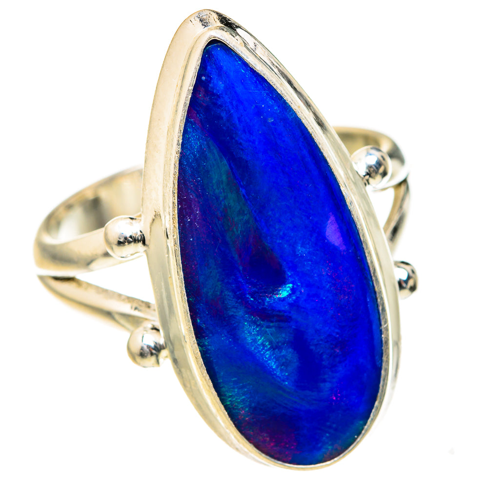 Aura Opal Rings handcrafted by Anasilvercos - RING127422 - Photo 2