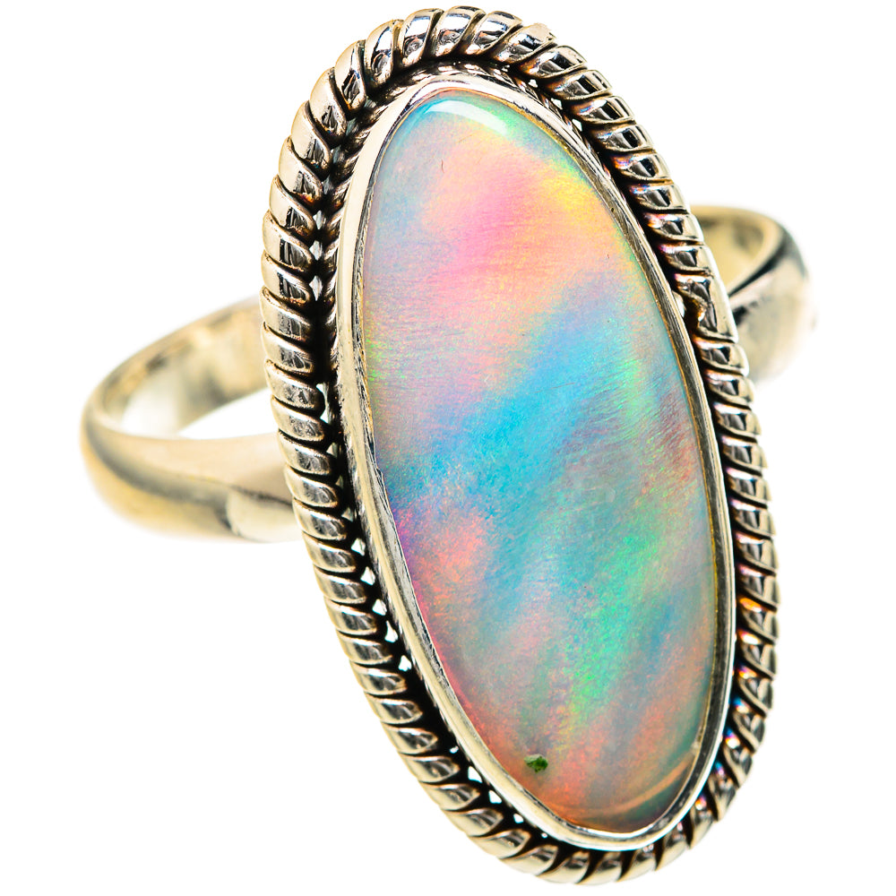 Aura Opal Rings handcrafted by Anasilvercos - RING127458 - Photo 2