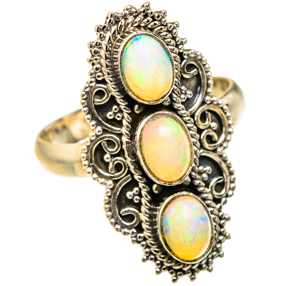 Aura Opal Rings handcrafted by Anasilvercos - RING127460 - Photo 2