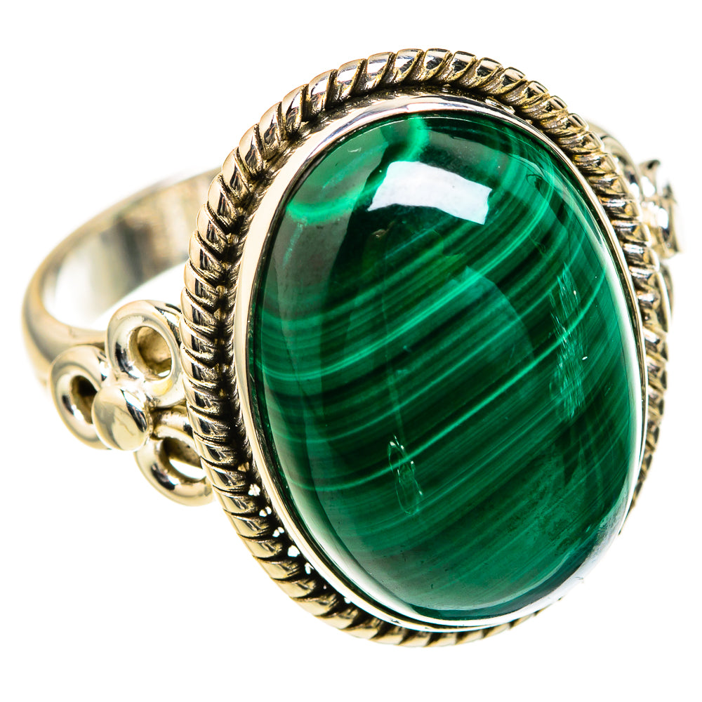 Malachite Rings handcrafted by Anasilvercos - RING127466 - Photo 2