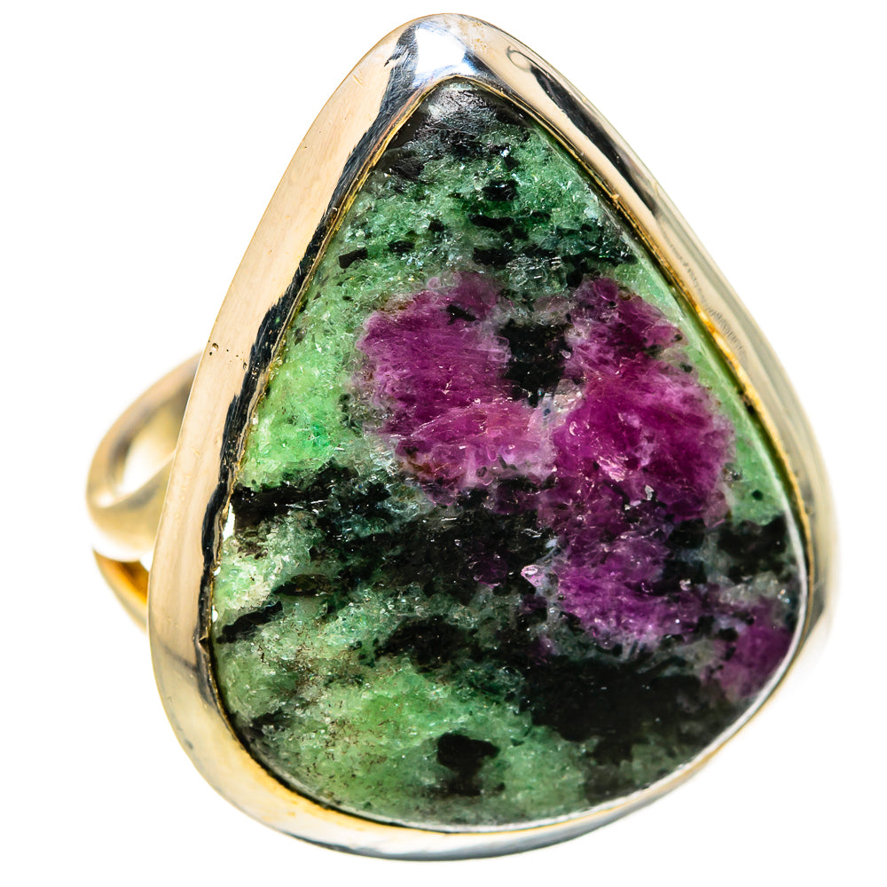Ruby Zoisite Rings handcrafted by Anasilvercos - RING127467 - Photo 2