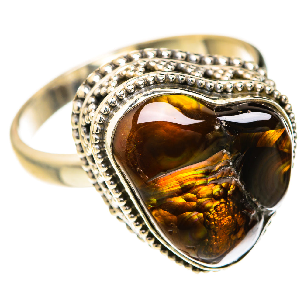 Mexican Fire Agate Rings handcrafted by Anasilvercos - RING127468 - Photo 2