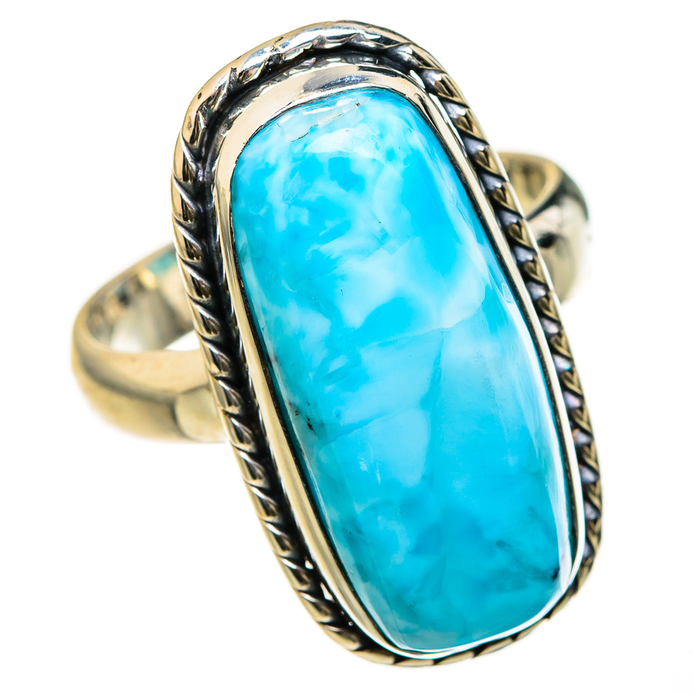 Larimar Rings handcrafted by Anasilvercos - RING127474 - Photo 2