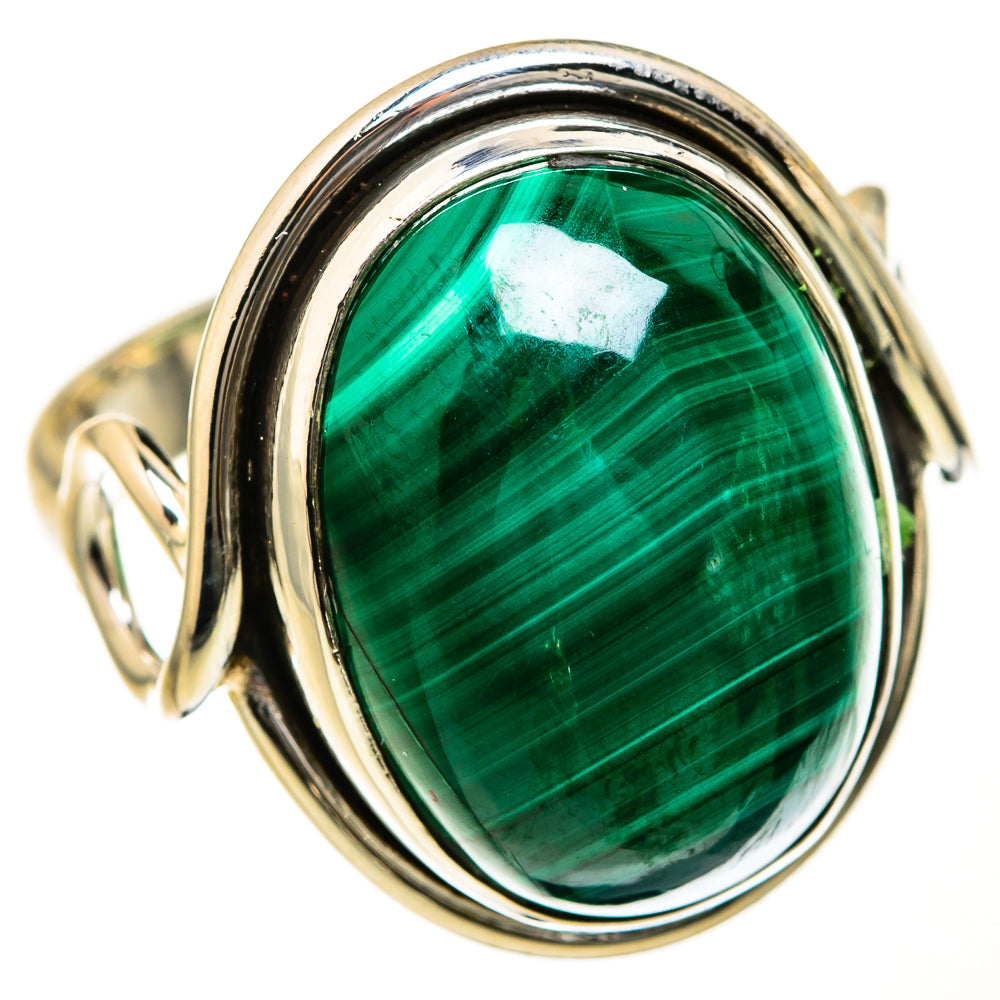 Malachite Rings handcrafted by Anasilvercos - RING127494 - Photo 2