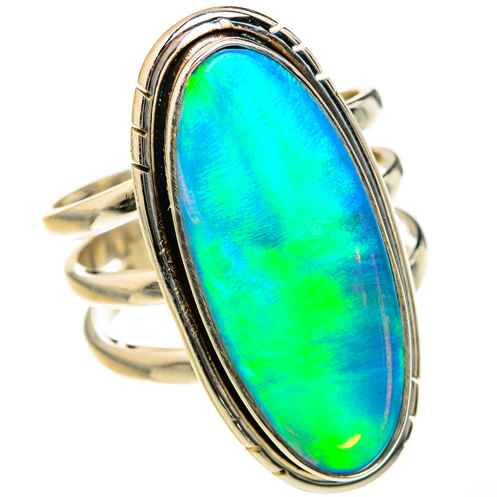Aura Opal Rings handcrafted by Anasilvercos - RING127499 - Photo 2