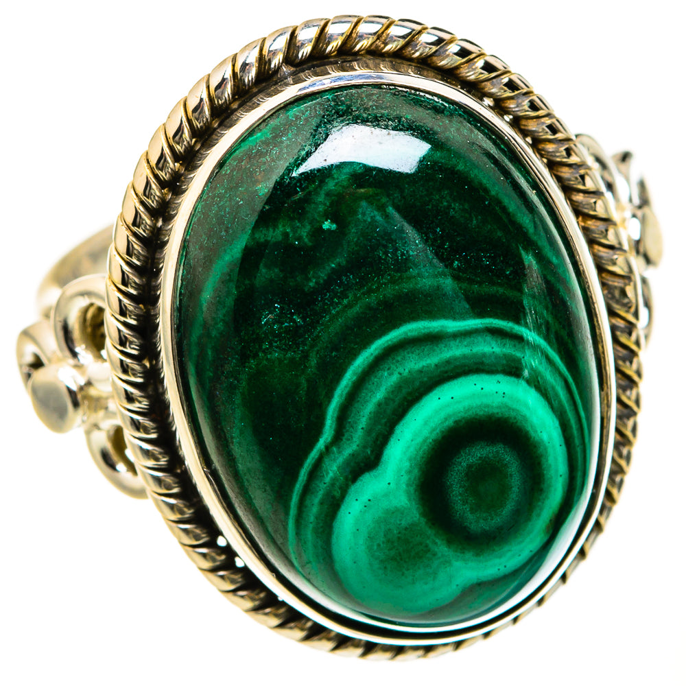 Malachite Rings handcrafted by Anasilvercos - RING127508 - Photo 2