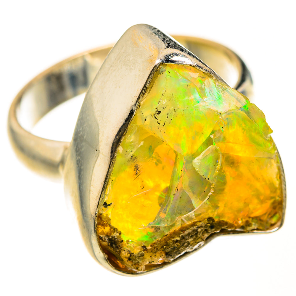 Ethiopian Opal Rings handcrafted by Anasilvercos - RING127516 - Photo 2