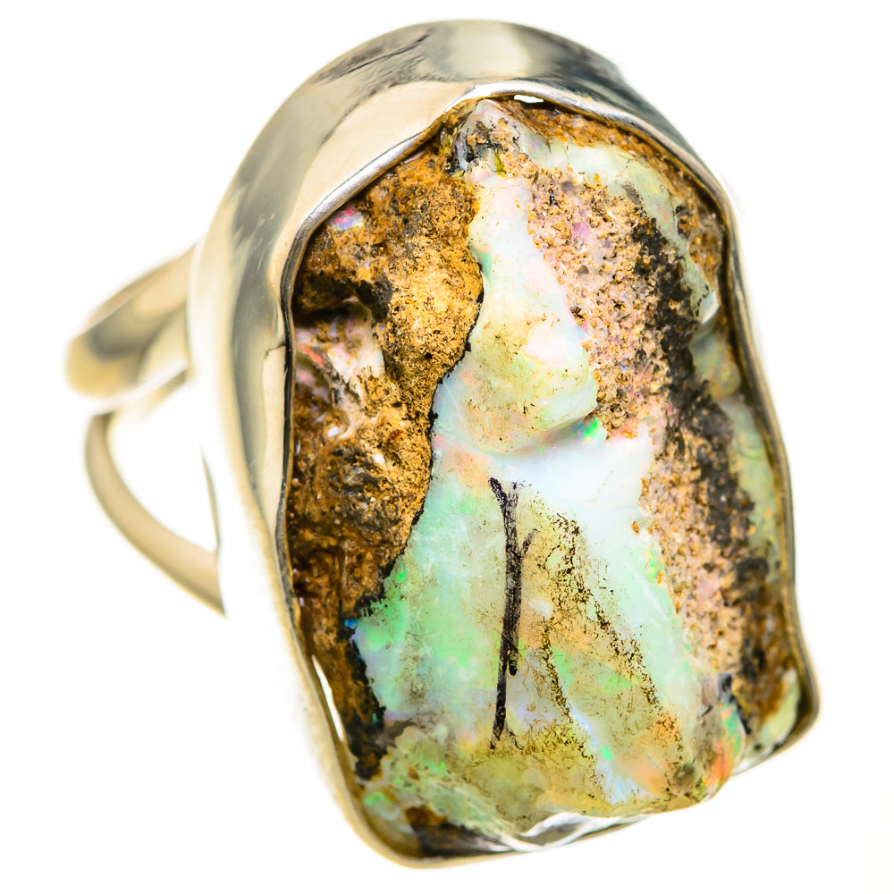 Ethiopian Opal Rings handcrafted by Anasilvercos - RING127529 - Photo 2