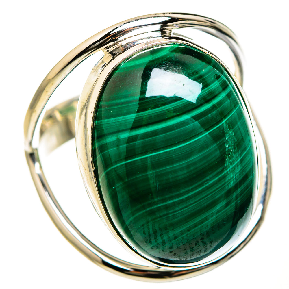 Malachite Rings handcrafted by Anasilvercos - RING127552 - Photo 2