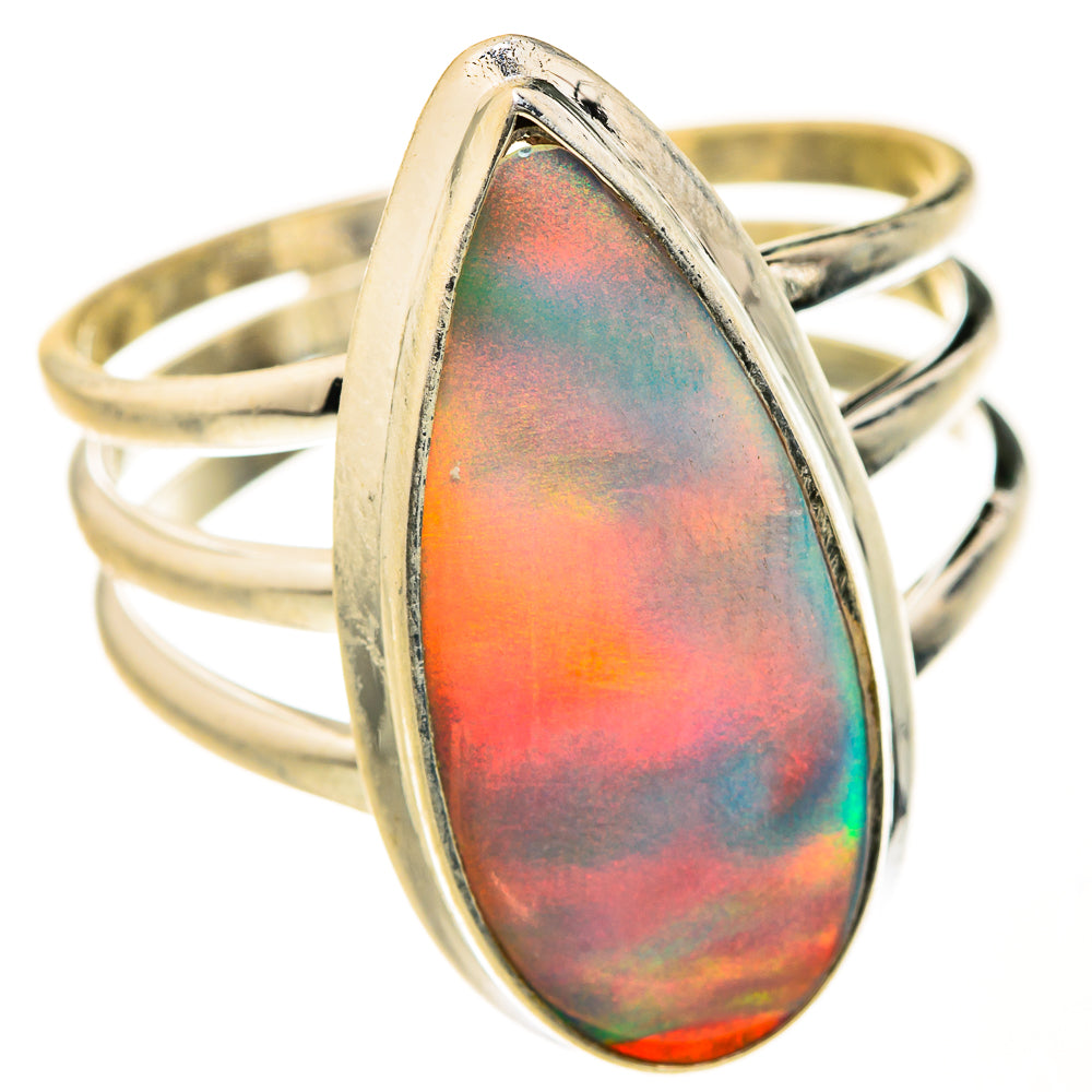 Aura Opal Rings handcrafted by Anasilvercos - RING127555 - Photo 2